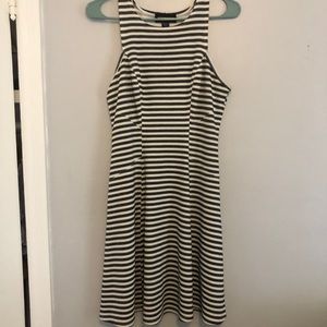 Cute black & white stripped dress